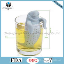 Popular FDA Manatee Silicone Tea Strainer Tool St08